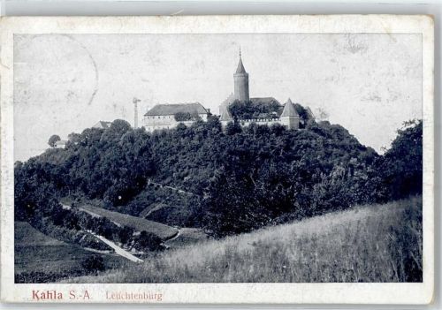 Kahla Blick auf Leuchtenburg