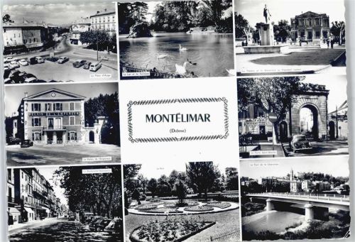 Montelimar Autos Tor Brücke Platz