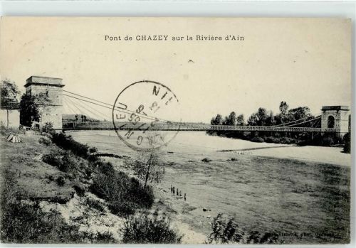 Chazey-sur-Ain 1913 Brücke über die ain