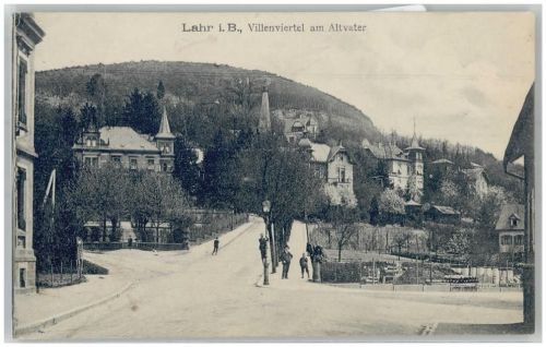 Lahr Villenviertel am Altvater