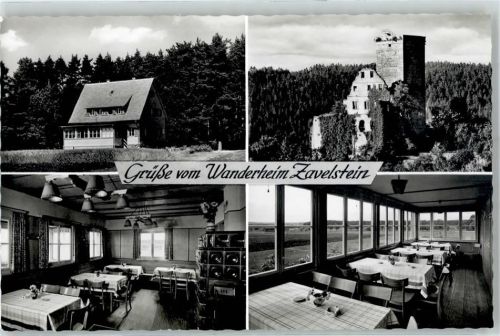 75385 W7264 Zavelstein - Gasthaus Wanderheim Burgruine