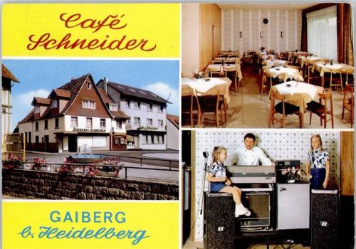 69251 W6901 Gaiberg , Baden - Cafe Schneider