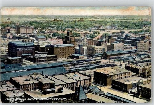 Minneapolis 1908 Bahnhof Eisenbahn