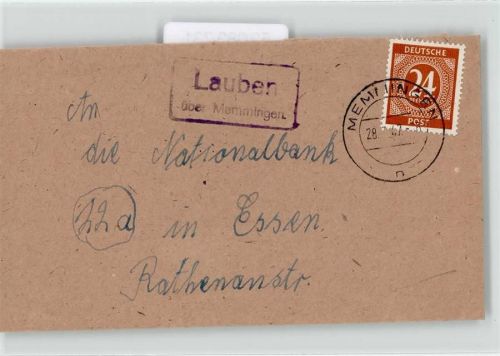 Lauben Landpoststempel