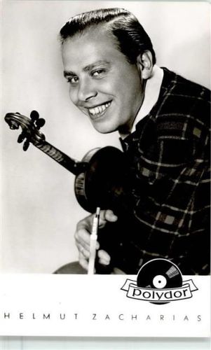 Zacharias, Helmut mit Geige Violinist Komponist Polydor