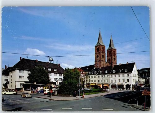 Schwelm Märkischer Platz Kirche Geschäft Omnibus