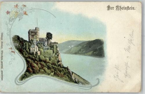 Niederwald 1905 Der Rheinstein