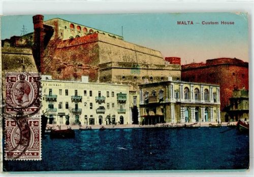 Valletta 1918 Custom House