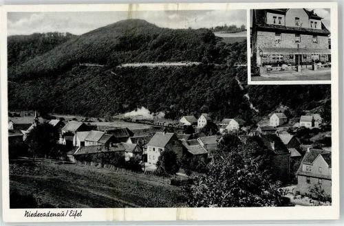 Niederadenau Gasthaus Ginsterblum Eisenbahn