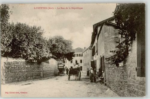 Loyettes Straße Rue de la Republique