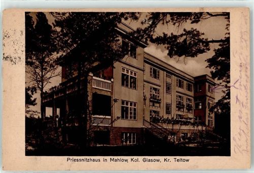 Mahlow Krankenhaus Bahnpost Berlin Zug Nr. 811