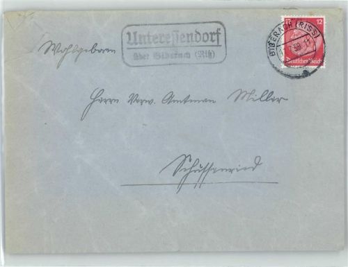 Unteressendorf Landpoststempel