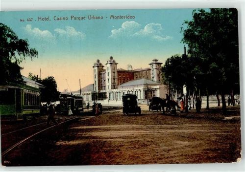Montevideo 1918 Straßenbahn Hotel