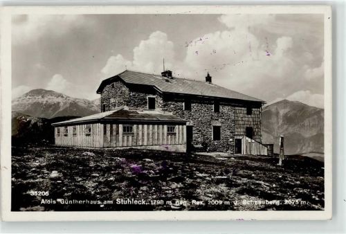 Alois Günther Haus 1938 Berghütte Stuhleck Rax Hüttenstempel