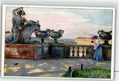 Wien Neptunbrunnen Frau Kind BKWI