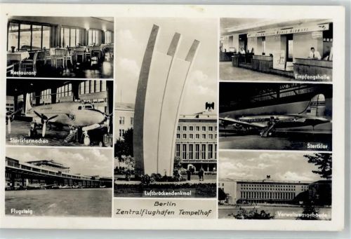 Tempelhof Luftbrückendenkmal Zentralflughafen WK II