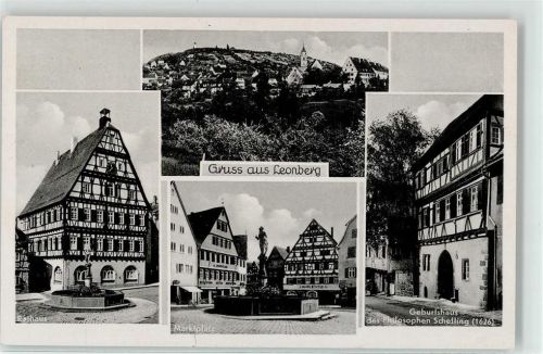 Leonberg Rathaus Marktplatz Geburtshaus Schelling