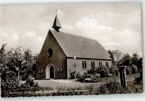 26345 W2935 Bockhorn , Jadebusen - Kath. Kirche St.Maria Hilgenholt