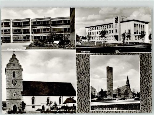 Wendlingen Gartenschule Rathaus Kirche