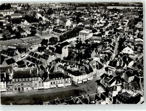Lamballe 1957 Fliegeraufnahme Teilansicht