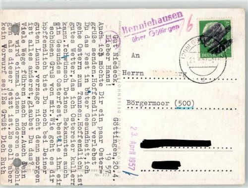 Benniehausen Landpoststempel