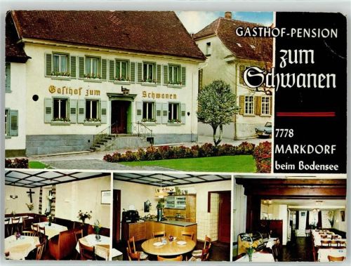 88677 W7778 Markdorf , Baden - Gasthaus Pension zum Schwanen