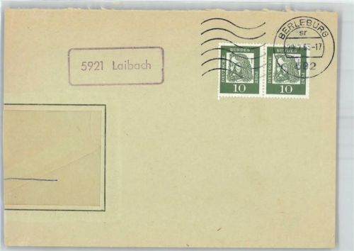 57319 W5920 Laibach - Landpoststempel
