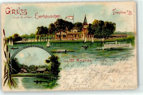 Treptow 1898 Eierhäuschen Forsthaus