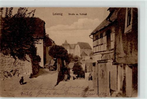 Leisnig Strasse mit Schloss
