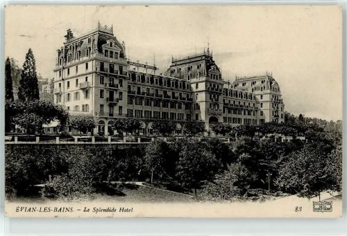 Evian-les-Bains 1911 Le Splendide Hotel AKU1