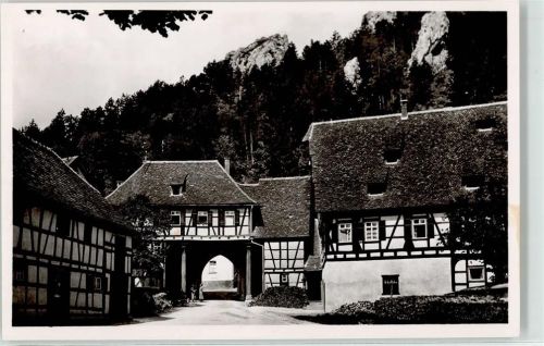Blaubeuren Kloster alte Fachwerkhäuser