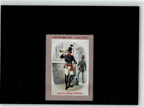 Königlicher Preussischer Postillon Alt-Deutsche Post Serie