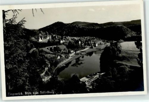 Ziegenrück Blick vom Schlossberg