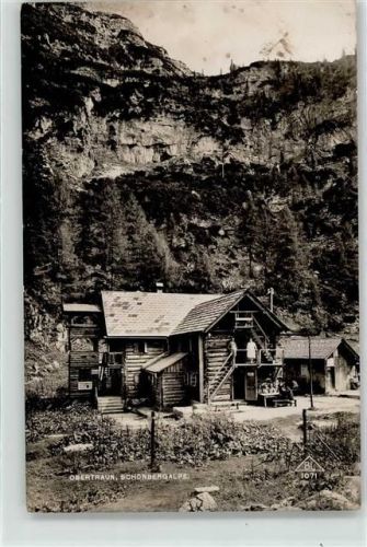 Schönberghaus 1933 Berghütte Höhlenstempel Dachsteinhöhle