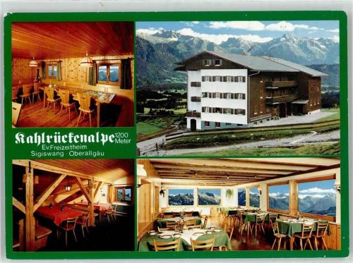 Sigiswang Gasthaus Freizeitheim Kahlrückenalpe