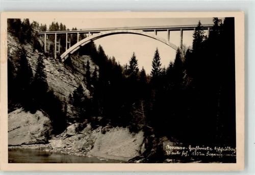 Echelsbach Ammer-Hochbrücke Ort lt. Stempel