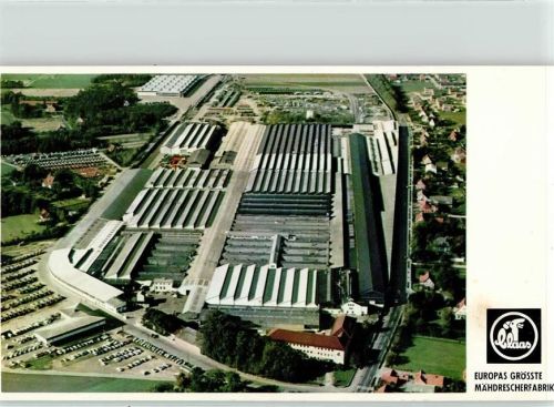 33428 W4834 Harsewinkel - Fliegeraufnahme Gebrüder Claas Mähdrescherfabrik