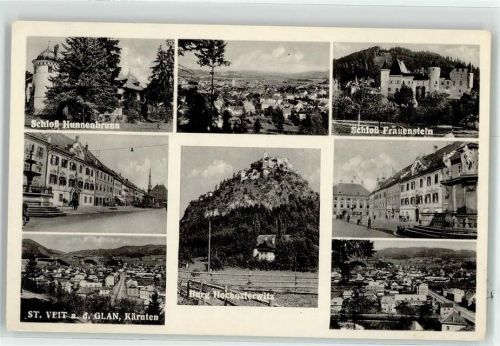 St. Veit Burg Hochosterwitz Schloss Frauenstein Hunnenbrunn