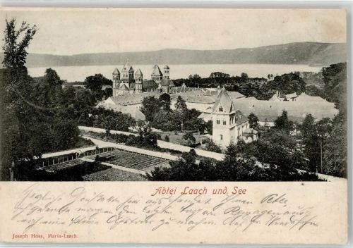 Maria Laach 1900 Abtei See