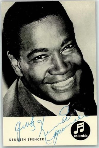 Kenneth Spencer Autogramm origin. Unterschrift