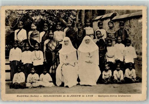 Madura Indien - Religieuses de St. Joseph de Lyon AK