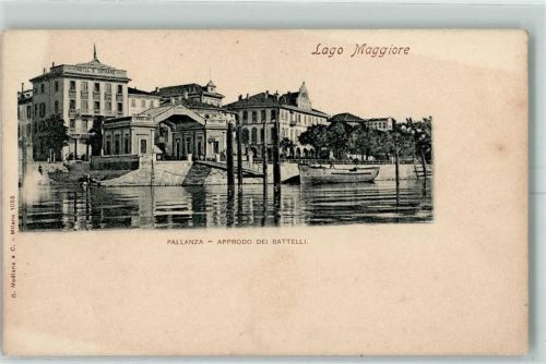 Pallanza Lago Maggiore Approdo dei Battelli