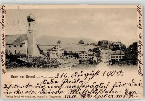 Gmund 1900 Kirche