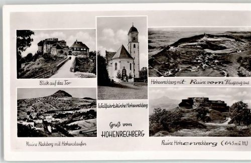 Hohenrechberg Tor Ruine Rechberg Wallfahrtskirche