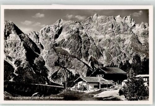 Hirten Wimbachgriesalm mit Hochkalter