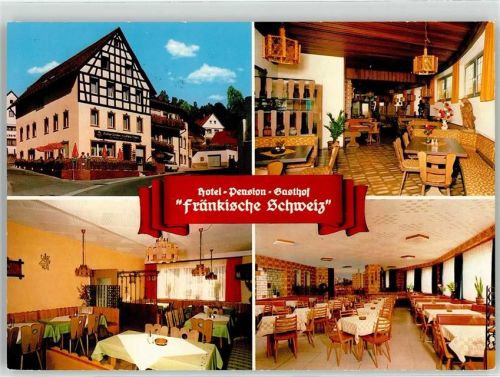 Obertrubach Gasthaus Pension Fränkische Schweiz Hans Meier