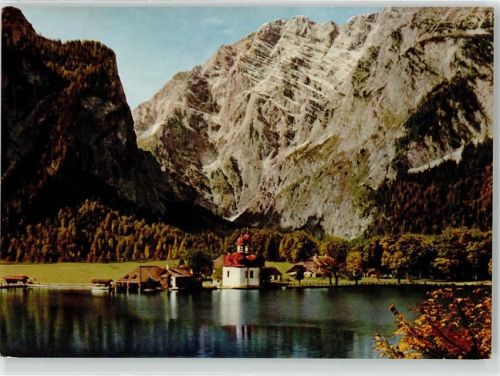 Königssee Kirche St.Bartholomä Watzmann Ostwand