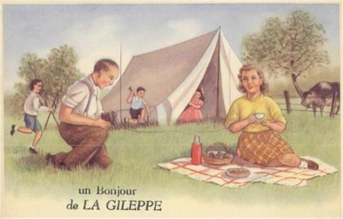 Eupen Eupen (Belgien) Leporello Un Bonjour de La Gileppe I-