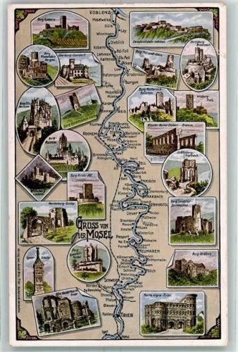 Trittenheim Igeler Säule Marienburg Burg Arras Cochem Metternich Ehrenburg Klosterruine Stuben Kobern Bischofstein Mosel