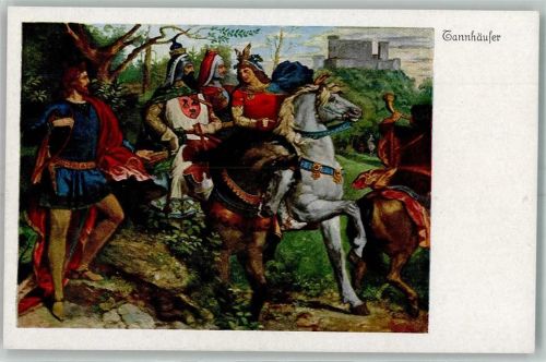 Eisenach Tannhäuser Pferd König Wald Ritter Wartburg Serie 259 No.4487